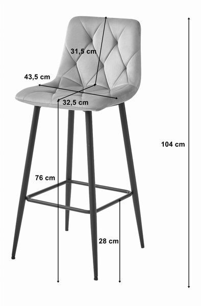 Barov&aacute; stolička NADO &ndash; tmavozelen&yacute; zamat / čierne nohy (10038481) 10038481 foto