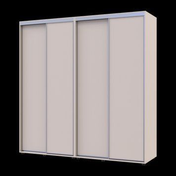 Skriňa s posuvn&yacute;mi dvermi Doros Sigma Slim Ka&scaron;m&iacute;r 2+2 DTD 220x60x214.4 (42005591) 42005591 foto