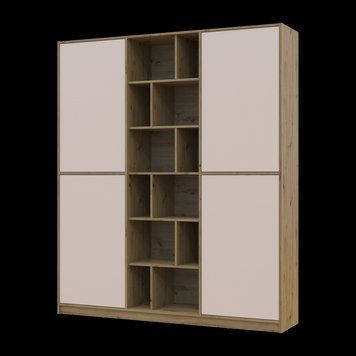 Skriňa na oblečenie Doros Morgan Dub Artisan/Ka&scaron;m&iacute;r DTD 180x40x210 (44900408) 44900408 foto