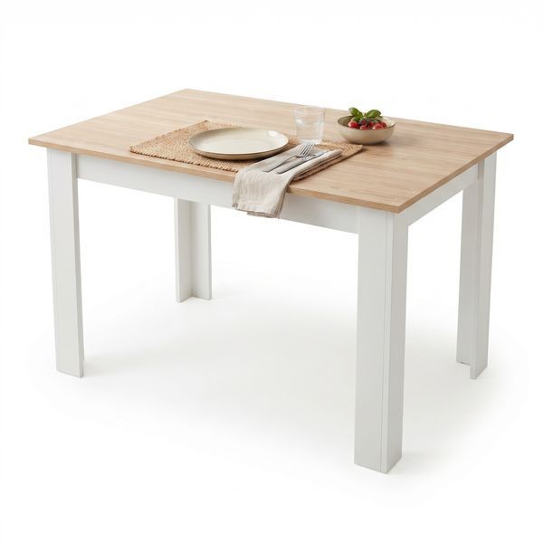 St&ocirc;l NP 120&times;80 Dub Sonoma + biela (100153871) 100153871 foto