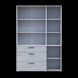 Skriňa na oblečenie Doros Thorn Borovica Natti/Biela 3 DTD/3Z police 135x51.6x200 (44900510) 44900510 foto 6