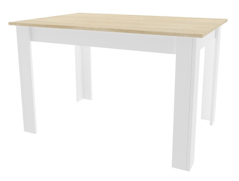 St&ocirc;l NP 120&times;80 Dub Sonoma + biela (100153871) 100153871 foto