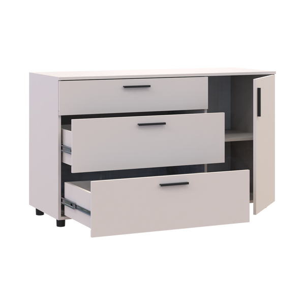 Komoda Doros Thorn Ka&scaron;m&iacute;r 3Z/1D 135&times;51,6&times;80 (41510187) 41510187 foto