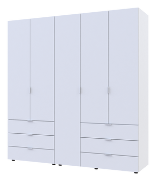 &Scaron;atn&iacute;kov&aacute; skriňa Doros Gelar set Biela 2+3 dvere 193,7x49,5x203,4 (42002116) 1782247645 foto