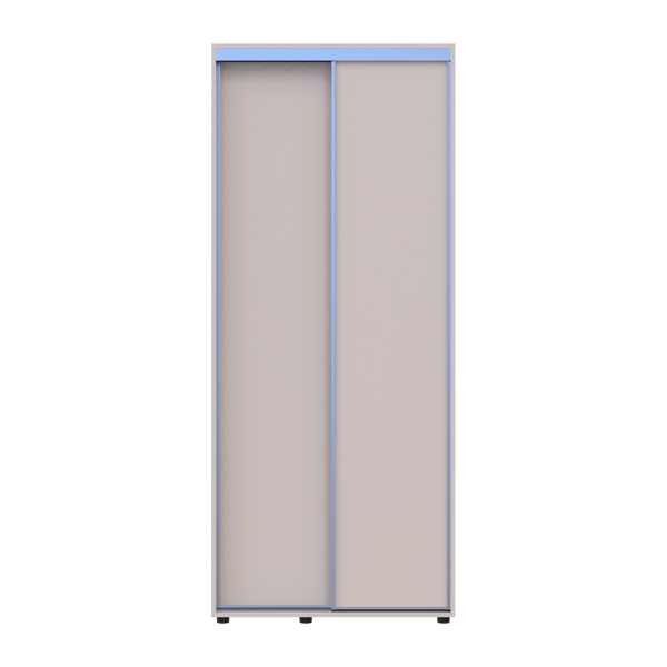 Skriňa s posuvn&yacute;mi dvermi Doros Sigma Slim Ka&scaron;m&iacute;r 2 DTD 90x60x214.4 (42005452) 42005452 foto
