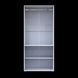 Skriňa na oblečenie Doros Thorn Biela 2 DTD tyč 90x51.6x200 (44900435) 44900435 foto 7