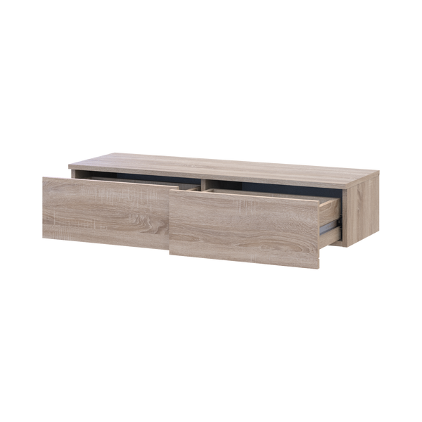 Toaletn&yacute; stol&iacute;k Doros Levia Dub sonoma 2 z&aacute;suvky 100&times;32&times;22 (41516298) 41516298 foto