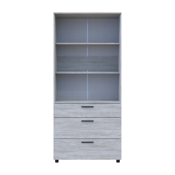 Skriňa na oblečenie Doros Thorn Borovica Natti 2 DTD/3Z police 90x51.6x200 (44900434) 44900434 foto