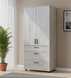 Skriňa na oblečenie Doros Thorn Borovica Natti 2 DTD/3Z police 90x51.6x200 (44900434) 44900434 foto 2