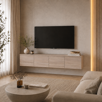 TV skrinka Doros Levia Dub Sonoma 4 dvere 160&times;35&times;33 (41516300) 41516300 foto