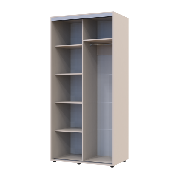 Skriňa s posuvn&yacute;mi dvermi Doros Sigma Slim Ka&scaron;m&iacute;r 2 DTD 100x60x214.4 (42005453) 42005453 foto