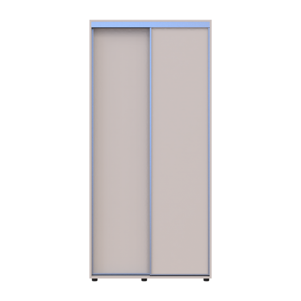 Skriňa s posuvn&yacute;mi dvermi Doros Sigma Slim Ka&scaron;m&iacute;r 2 DTD 100x60x214.4 (42005453) 42005453 foto
