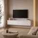 TV skrinka Doros Levia Biel&aacute; 4 dvere 160&times;35&times;33 (41516091) 41516091 foto 1