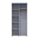 Skriňa s posuvn&yacute;mi dvermi Doros Sigma Slim Ka&scaron;m&iacute;r 2 DTD 100x60x214.4 (42005453) 42005453 foto 4