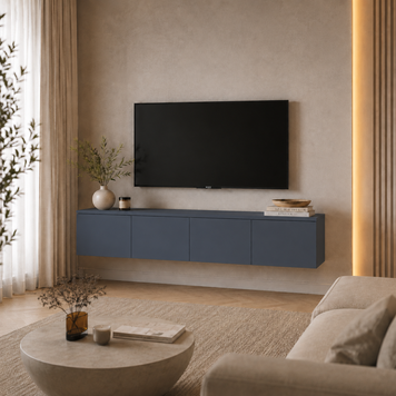 TV skrinka Doros Levia Grafit 4 dvere 160&times;35&times;33 (41516088) 41516088 foto