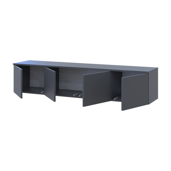 TV skrinka Doros Levia Grafit 4 dvere 160&times;35&times;33 (41516088) 41516088 foto