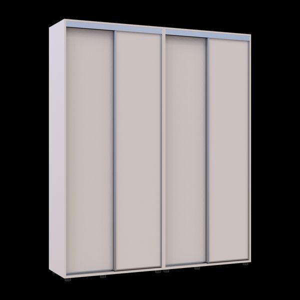 Skriňa s posuvn&yacute;mi dvermi Doros Sigma Slim Ka&scaron;m&iacute;r 2+2 DTD 180x45x214.4 (42005582) 42005582 foto