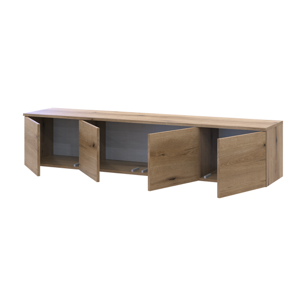 TV skrinka Doros Levia Dub Evok 4 dvere 160&times;35&times;33 (41516094) 41516094 foto