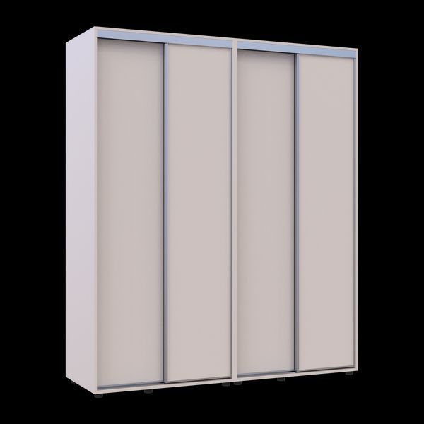 Skriňa s posuvn&yacute;mi dvermi Doros Sigma Slim Ka&scaron;m&iacute;r 2+2 DTD 180x60x214.4 (42005583) 42005583 foto