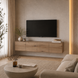 TV skrinka Doros Levia Dub Evok 4 dvere 160&times;35&times;33 (41516094) 41516094 foto 1