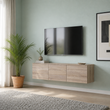 TV skrinka Doros Levia Dub Sonoma 3 dvere 130&times;35&times;33 (41516301) 41516301 foto