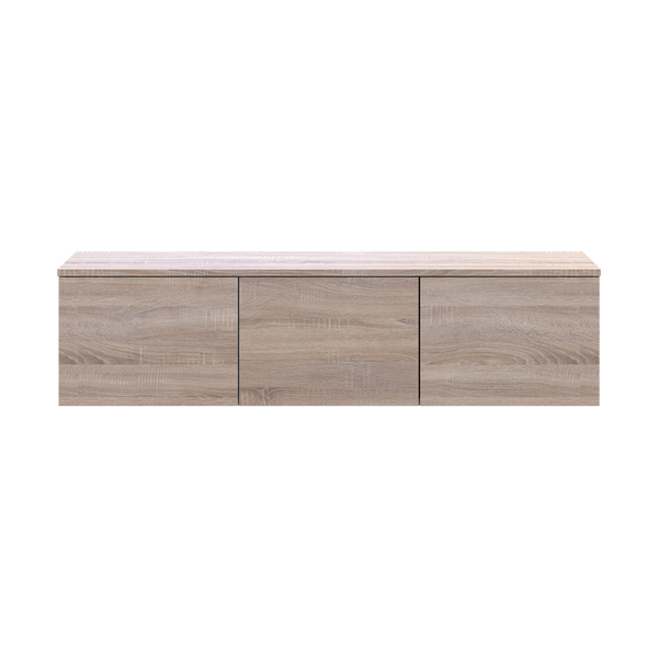 TV skrinka Doros Levia Dub Sonoma 3 dvere 130&times;35&times;33 (41516301) 41516301 foto