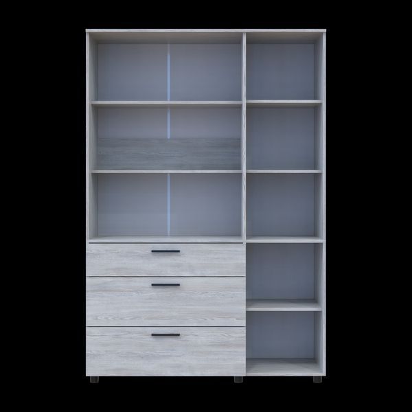 Skriňa na oblečenie Doros Thorn Borovica Natti 3 DTD/3Z police 135x51.6x200 (44900482) 44900482 foto