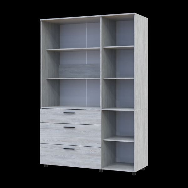 Skriňa na oblečenie Doros Thorn Borovica Natti 3 DTD/3Z police 135x51.6x200 (44900482) 44900482 foto