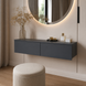 Toaletn&yacute; stol&iacute;k Doros Levia Grafit 2 z&aacute;suvky 100&times;32&times;22 (41516089) 41516089 foto 1