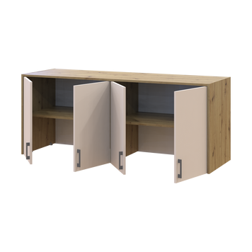 Vysok&aacute; nadstavba Doros Rondi Dub Artisan/Ka&scaron;m&iacute;r 4 DTD 160x52x65 (41516185) 2669546561 foto