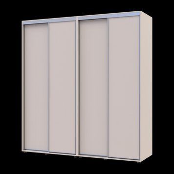 Skriňa s posuvn&yacute;mi dvermi Doros Sigma Slim Ka&scaron;m&iacute;r 2+2 DTD 200x60x214.4 (42005587) 42005587 foto