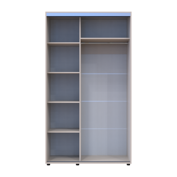 Skriňa s posuvn&yacute;mi dvermi Doros Sigma Slim Ka&scaron;m&iacute;r 2 DTD 120x60x214.4 (42005455) 42005455 foto