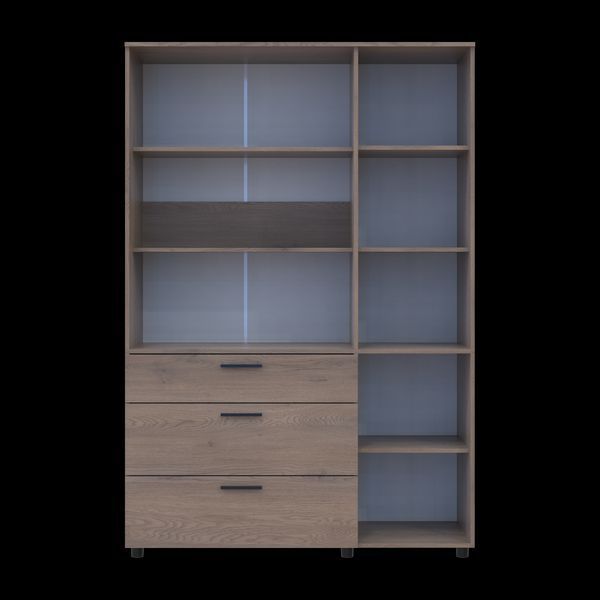 Skriňa na oblečenie Doros Thorn Cremona Cannolo 3 DTD/3Z police 135x51.6x200 (44900478) 44900478 foto