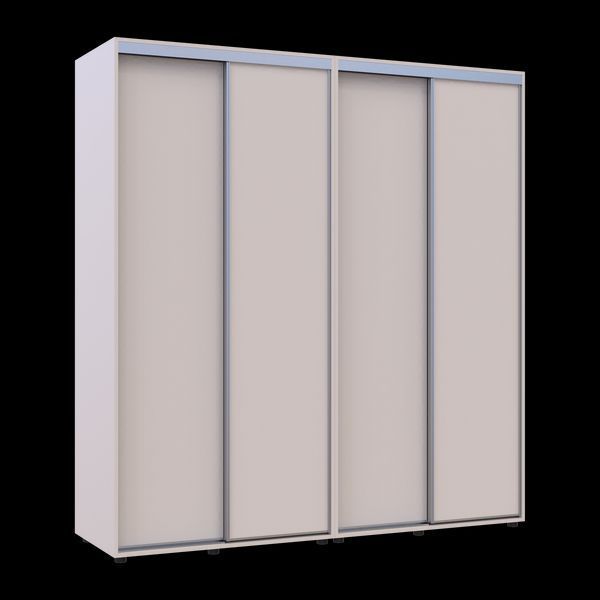 Skriňa s posuvn&yacute;mi dvermi Doros Sigma Slim Ka&scaron;m&iacute;r 2+2 DTD 200x60x214.4 (42005587) 42005587 foto