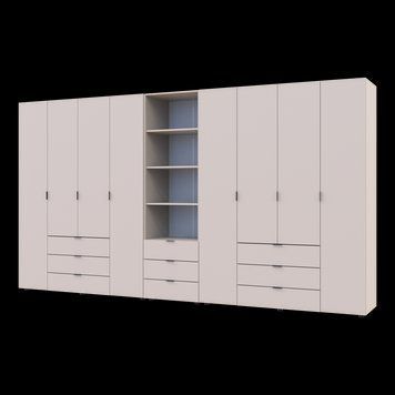 &Scaron;atn&iacute;kov&aacute; skriňa Doros Gelar Ka&scaron;m&iacute;r 8 dver&iacute; s reg&aacute;lom 370&times;49,5&times;203,4 (42005179) 2734340062 foto