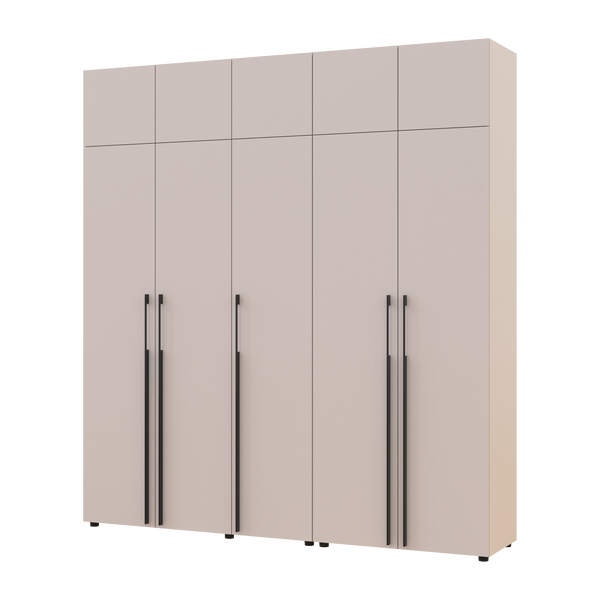 &Scaron;atn&iacute;kov&aacute; skriňa Doros Kasper s nadstavbou Ka&scaron;m&iacute;r set 2+3 DTD 225x50x245 (42005524) 42005524 foto