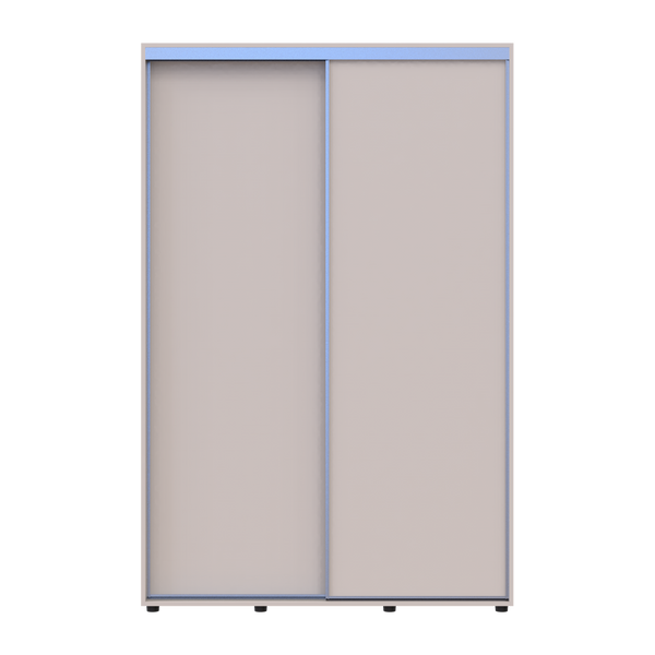Skriňa s posuvn&yacute;mi dvermi Doros Sigma Slim Ka&scaron;m&iacute;r 2 DTD 140x60x214.4 (42005457) 42005457 foto