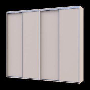 Skriňa s posuvn&yacute;mi dvermi Doros Sigma Slim Ka&scaron;m&iacute;r 2+2 DTD 240x45x214.4 (42005594) 42005594 foto