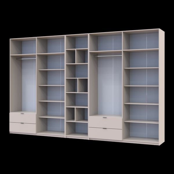 &Scaron;atn&iacute;kov&aacute; skriňa Doros Lukas Ka&scaron;m&iacute;r s reg&aacute;lom 4+4 dvere 380x50x240 (42005940) 42005940 foto