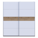 &Scaron;atina s posuvn&yacute;mi dverami Doros G-Caiser Antracit/Biela vložka Dub Evok 2 dvere / 5 časti 220x60x240 (42005418) 42005418 foto 4