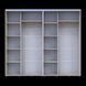 Skriňa s posuvn&yacute;mi dvermi Doros Sigma Slim Ka&scaron;m&iacute;r 2+2 DTD 240x45x214.4 (42005594) 42005594 foto 4