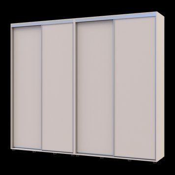 Skriňa s posuvn&yacute;mi dvermi Doros Sigma Slim Ka&scaron;m&iacute;r 2+2 DTD 250x45x214.4 (42005596) 42005596 foto