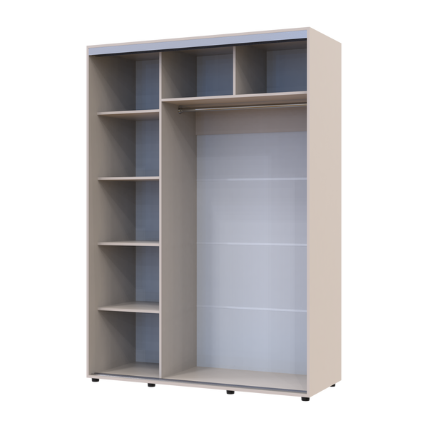 Skriňa s posuvn&yacute;mi dvermi Doros Sigma Slim Ka&scaron;m&iacute;r 2 DTD 150x60x214.4 (42005458) 42005458 foto