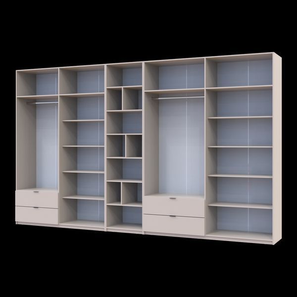 &Scaron;atn&iacute;kov&aacute; skriňa Doros Lukas Ka&scaron;m&iacute;r s reg&aacute;lom 4+4 dvere 400x50x240 (42005941) 42005941 foto
