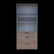 Skriňa na oblečenie Doros Thorn Cremona Cannolo/Siv&aacute; 2 DTD/3Z tyč 90x51.6x200 (44900457) 44900457 foto 6