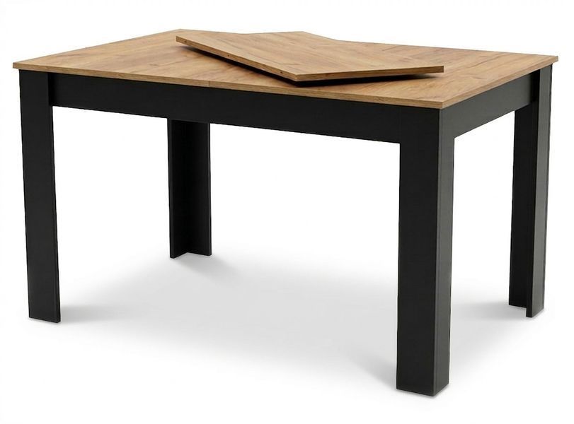 Rozkladac&iacute; st&ocirc;l NP 120&ndash;160&times;80 Kraft + čierna (100155161) 100155161 foto